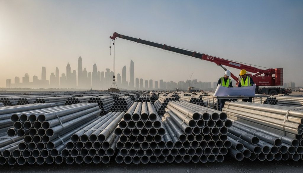 Pre-Galvanized Steel Tubes in the UAE: A 2026 Industrial Procurement Guide